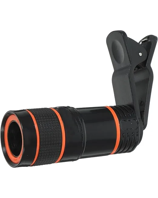 Universal Mobile Camera Lens with Screen Magnifier Clip – HD Zoom Lens for Smartphone Photography