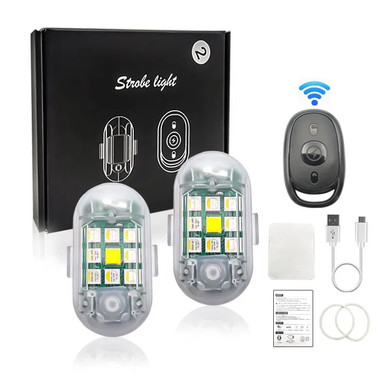 High-Intensity Emergency LED Strobe Warning Light for Vehicles