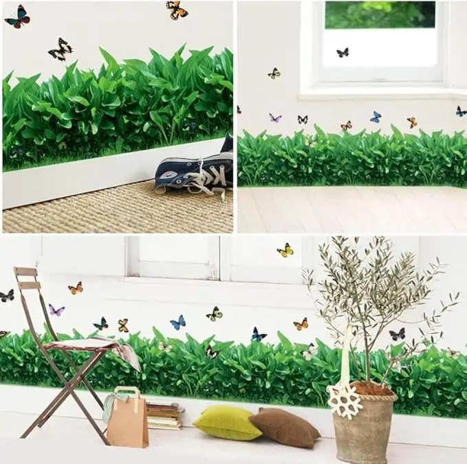 3D Butterfly Garden Enchanting Peel-and-Stick Mural